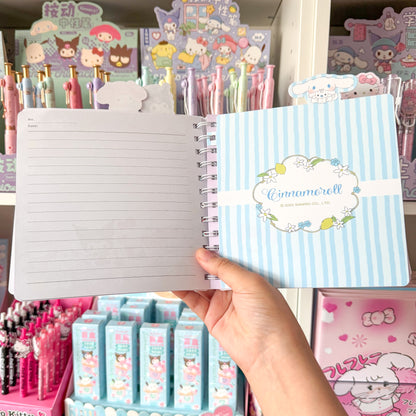 Sanrio Characters Notebook With Tabs