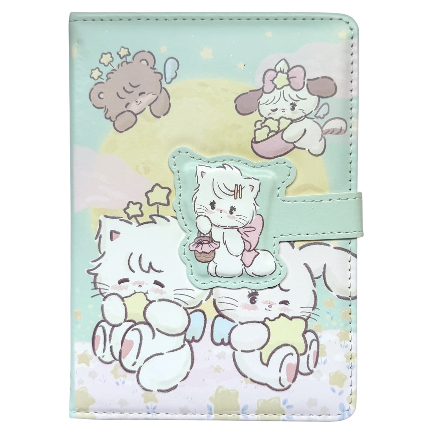 Mikko illustrations Stars Family A5 Magnet Strap Notebook Journal