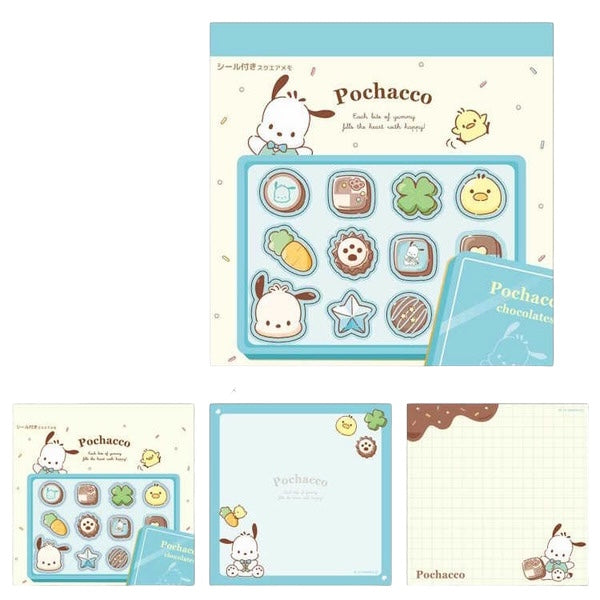Small Sanrio Characters Notepad With Sticker Sheet