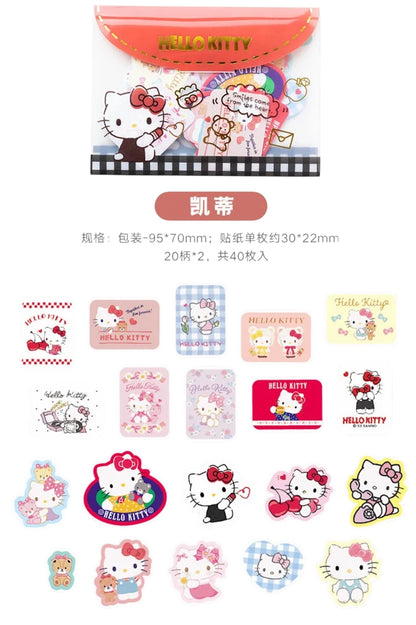 Sanrio Hello Kitty Envelope Case Sticker Set