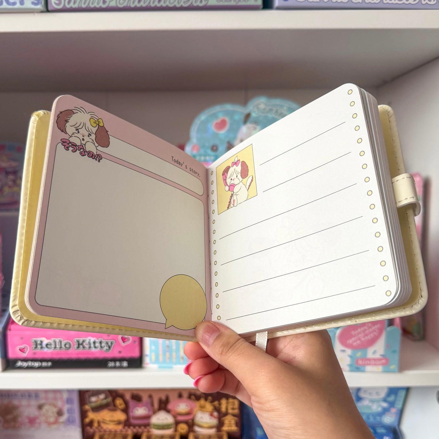 Mikko illustrations Soufflé Small Magnet Strap Notebook Journal