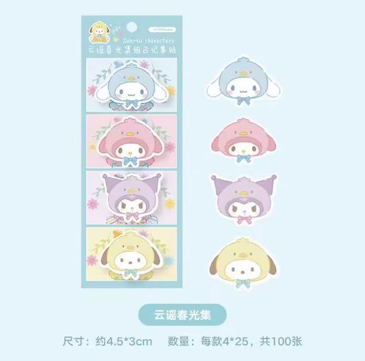 Sanrio Characters Sticky Note Tabs