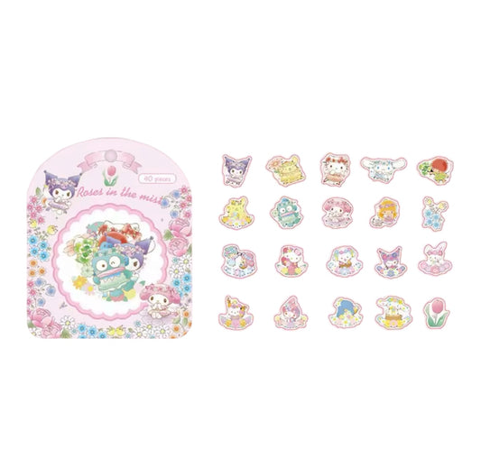 Sanrio Characters Flower Sticker Flakes