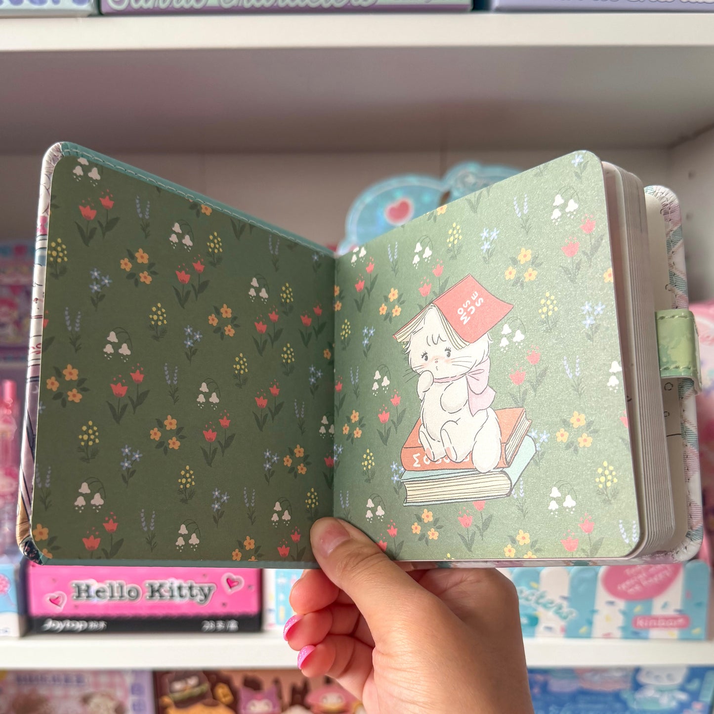 Mikko illustrations Garden Family Small Magnet Strap Notebook Journal