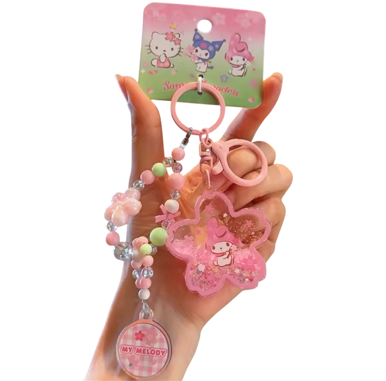 My Melody Sakura Keychain Pendant