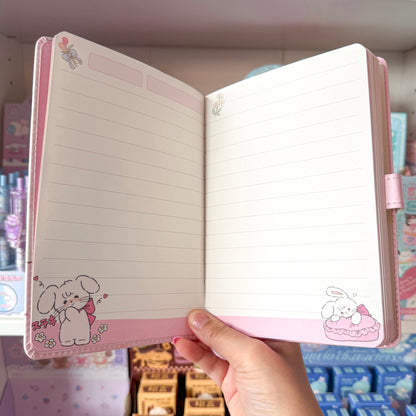 Mikko illustrations Natsu A5 Magnet Strap Notebook Journal