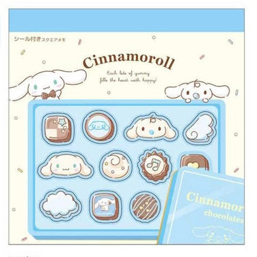 Sanrio Cinnamoroll Memopad With Sticker Sheet
