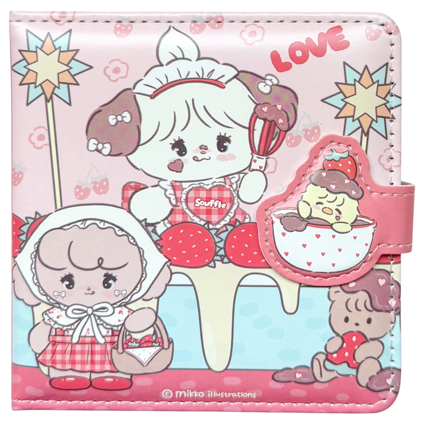 Mikko illustrations Soufflé Baking Small Magnet Strap Notebook Journal