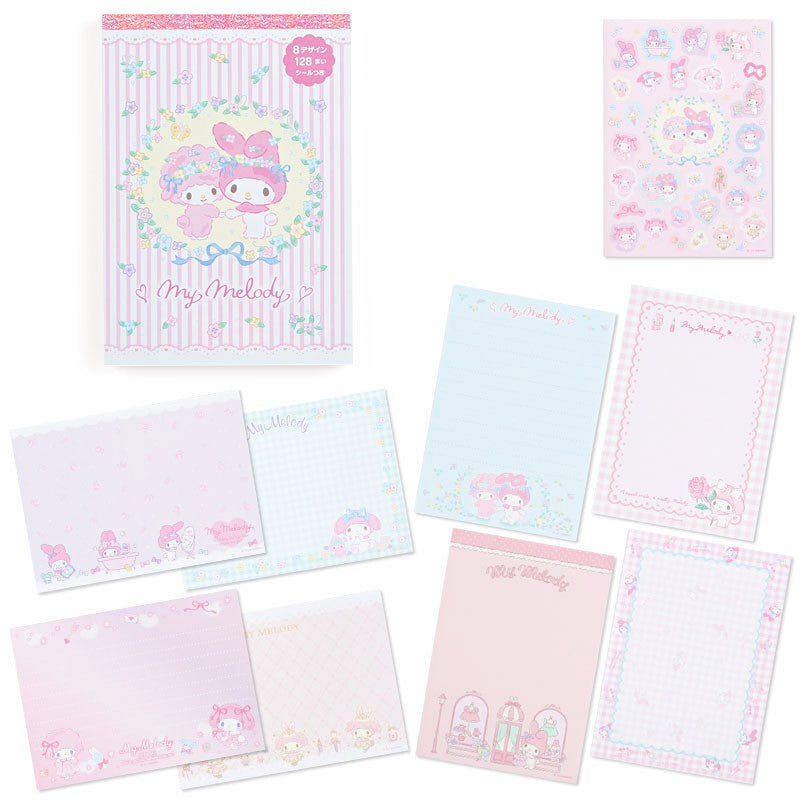 Sanrio My Melody & My Sweet Piano Notepad With Sticker Sheet