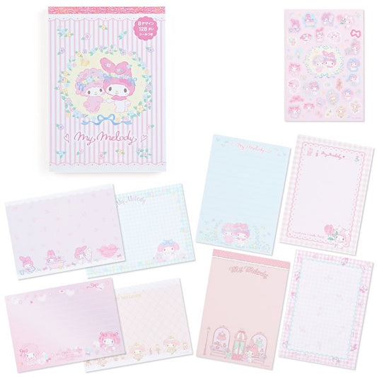 Sanrio My Melody & My Sweet Piano Notepad With Sticker Sheet