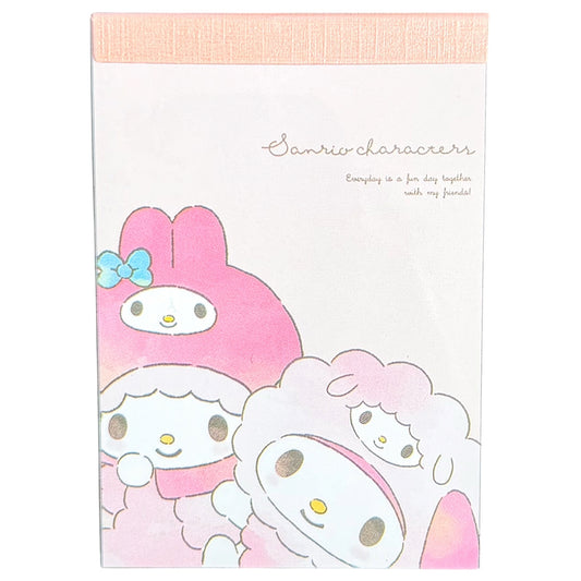 My Melody & My Sweet Piano Besties Pocket Size Notepad