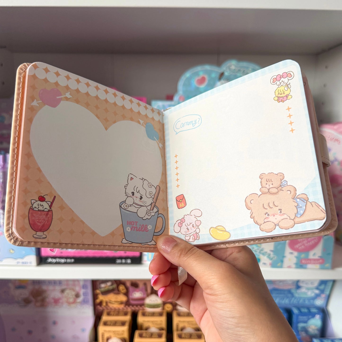 Mikko illustrations Girl’s Day Small Magnet Strap Notebook Journal
