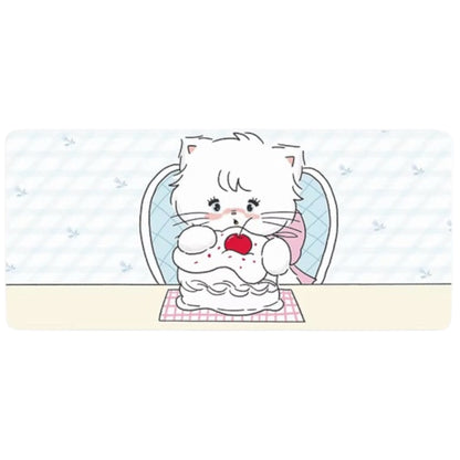 Mikko illustrations Mousse & Cake Large Desk Mat