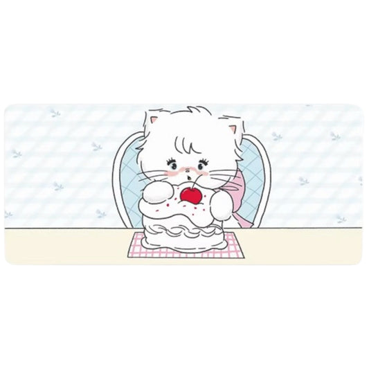 Mikko illustrations Mousse & Cake Large Desk Mat