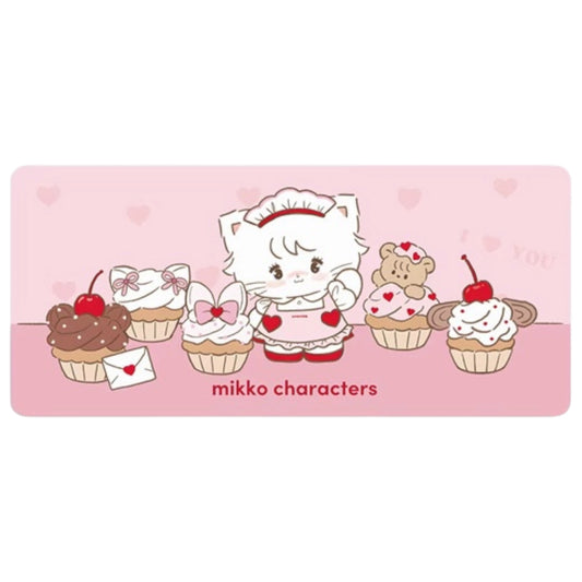 Mikko illustrations Mousse Bakery Large Desk Mat
