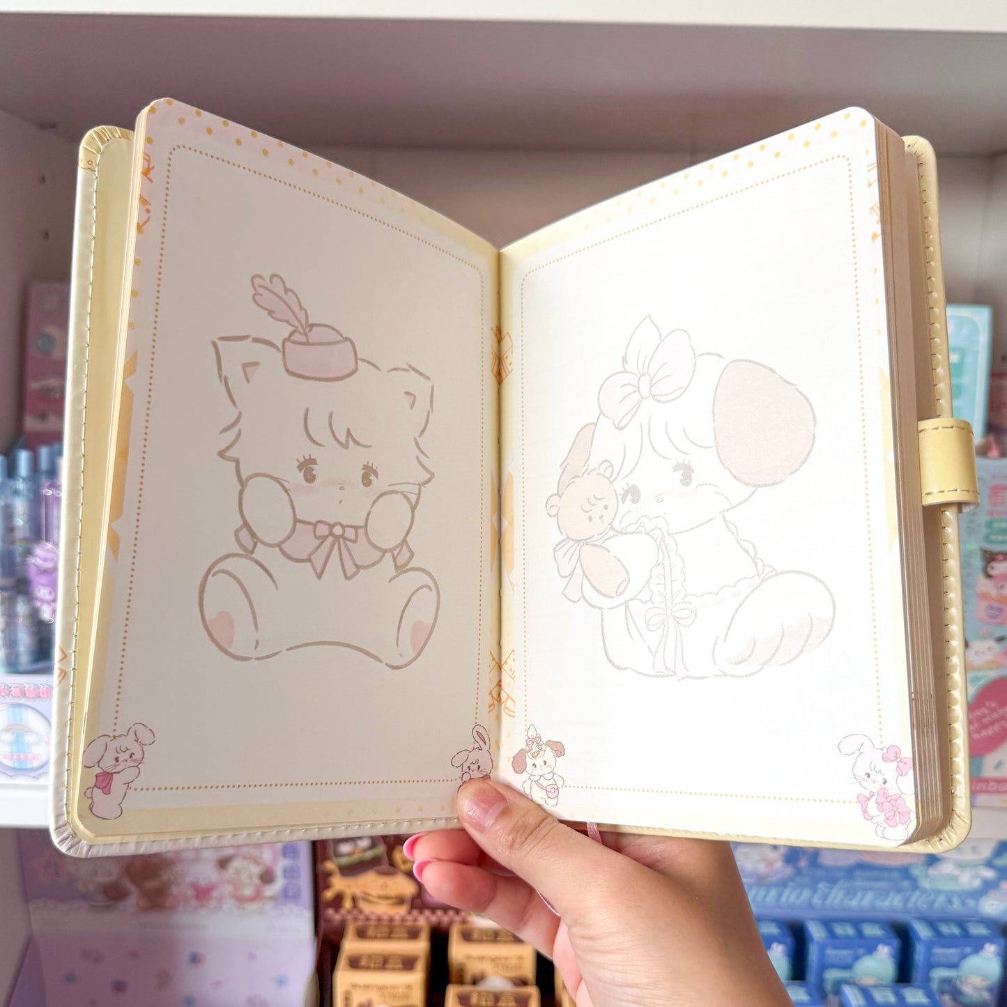 Mikko illustrations Soufflé A5 Magnet Strap Notebook Journal