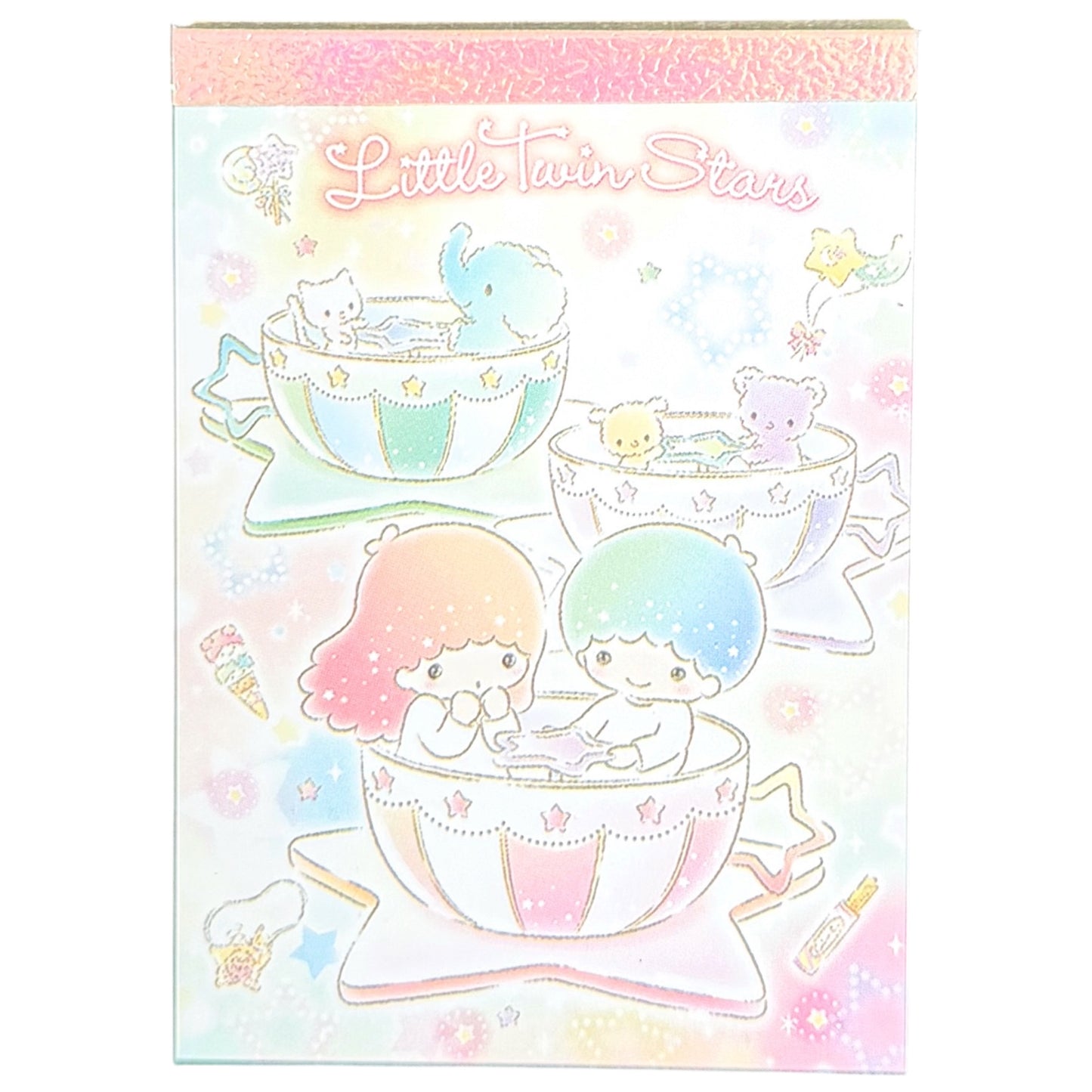 Little Twin Stars Whimsical Pocket Size Notepad