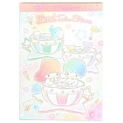 Little Twin Stars Whimsical Pocket Size Notepad