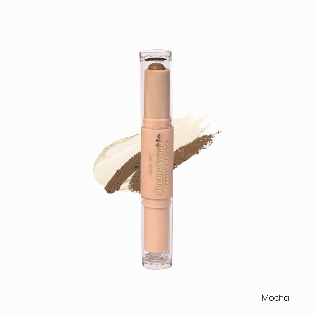 Kara Beauty Double Trouble Contour+Glow Stick- Mocha