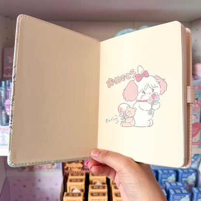 Mikko illustrations Family A5 Magnet Strap Notebook Journal