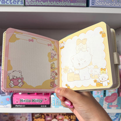 Mikko illustrations Shopping Day Small Magnet Strap Notebook Journal