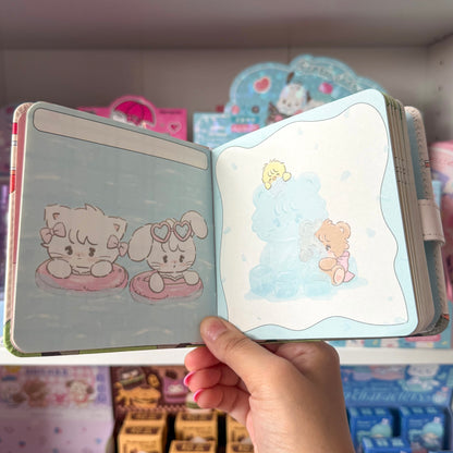 Mikko illustrations Dessert Shop Small Magnet Strap Notebook Journal