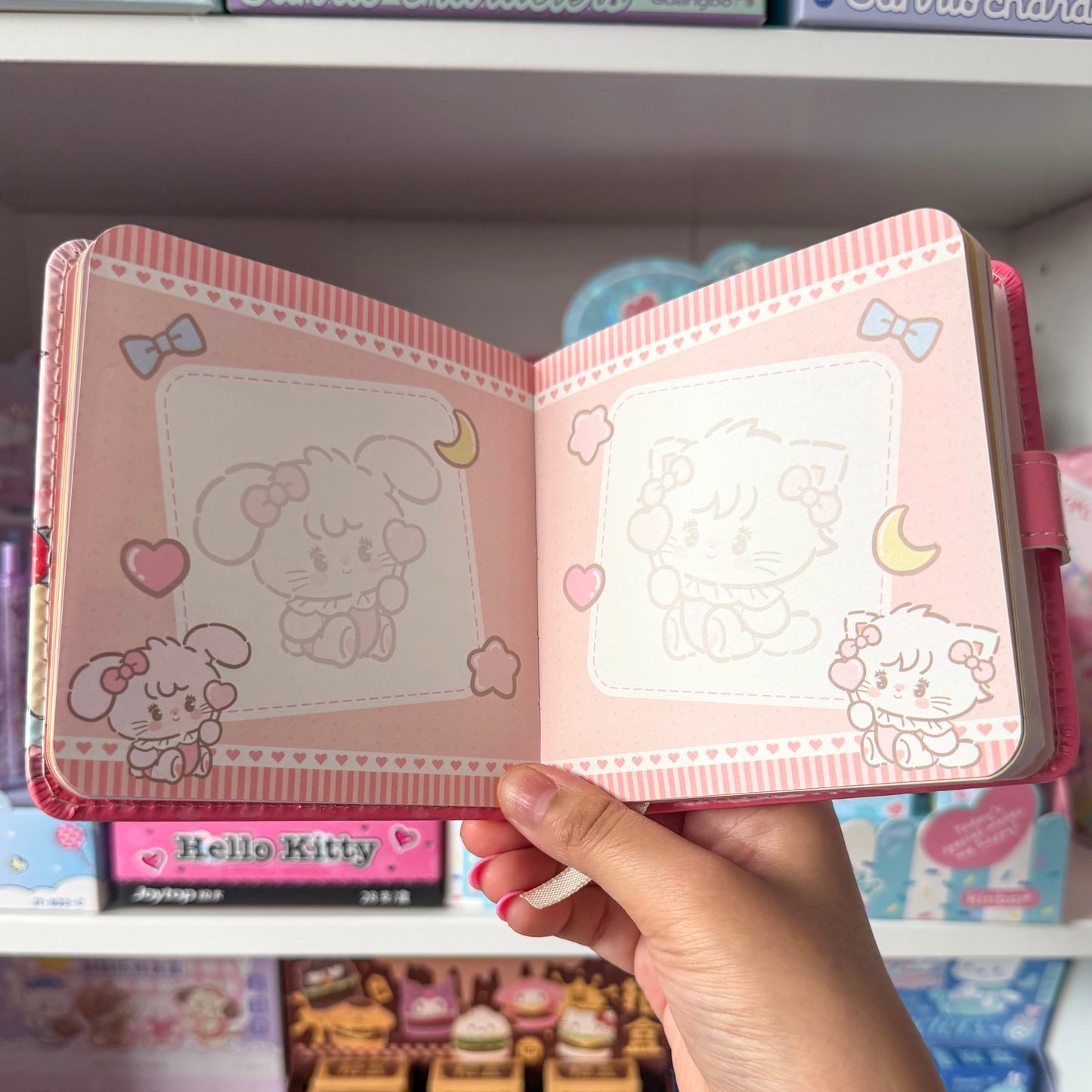 Mikko illustrations Soufflé Baking Small Magnet Strap Notebook Journal