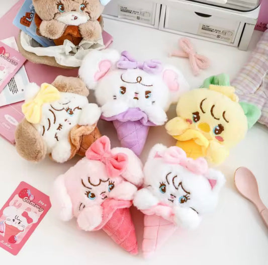 Mikko Ice Cream Scented Plush Keychain Blind Box