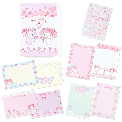 Sanrio My Melody & My Sweet Piano Notepad With Sticker Sheet