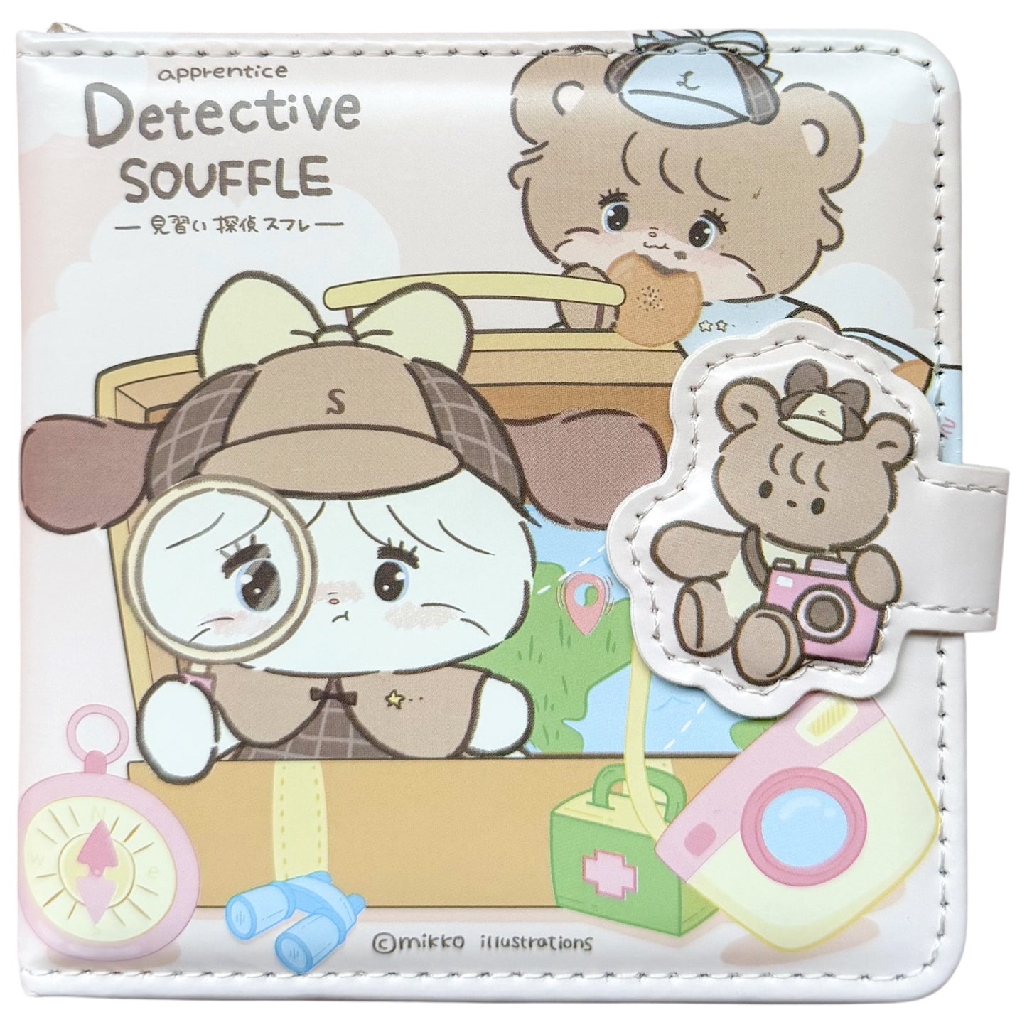 Mikko illustrations Detective Soufflé  Small Magnet Strap Notebook Journal