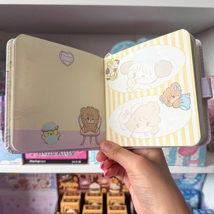 Mikko illustrations Lilac Family Small Magnet Strap Notebook Journal