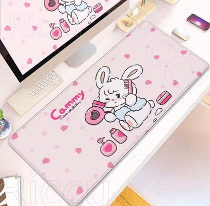 Mikko illustrations Cute Cammy Large Desk Mat
