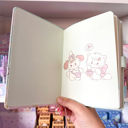 Mikko illustrations Stars Family A5 Magnet Strap Notebook Journal