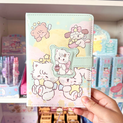 Mikko illustrations Stars Family A5 Magnet Strap Notebook Journal