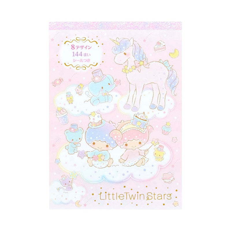 Sanrio Little Twin Stars Notepad With Sticker Sheet