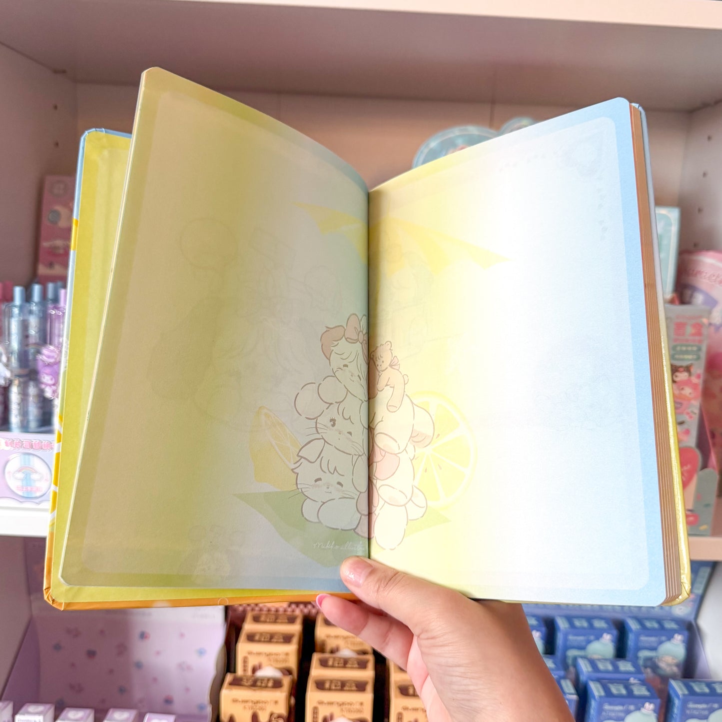Mikko illustrations Summer Family A5 Hardcover Notebook Journal