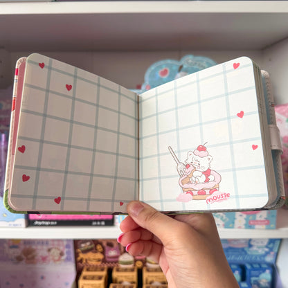 Mikko illustrations Dessert Shop Small Magnet Strap Notebook Journal