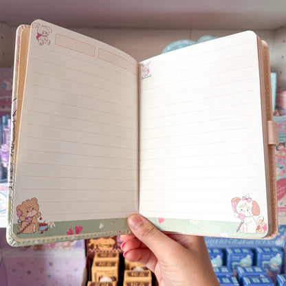 Mikko illustrations Family A5 Magnet Strap Notebook Journal
