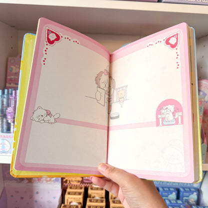 Mikko illustrations Summer Family A5 Hardcover Notebook Journal