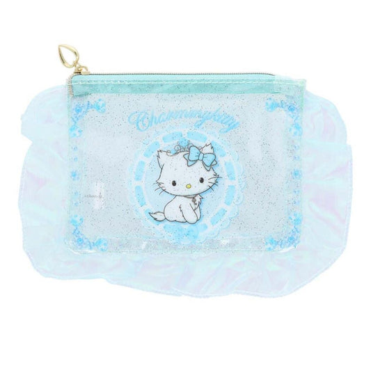 Charmmy Kitty Small Ruffled Pouch (Ballet Core)