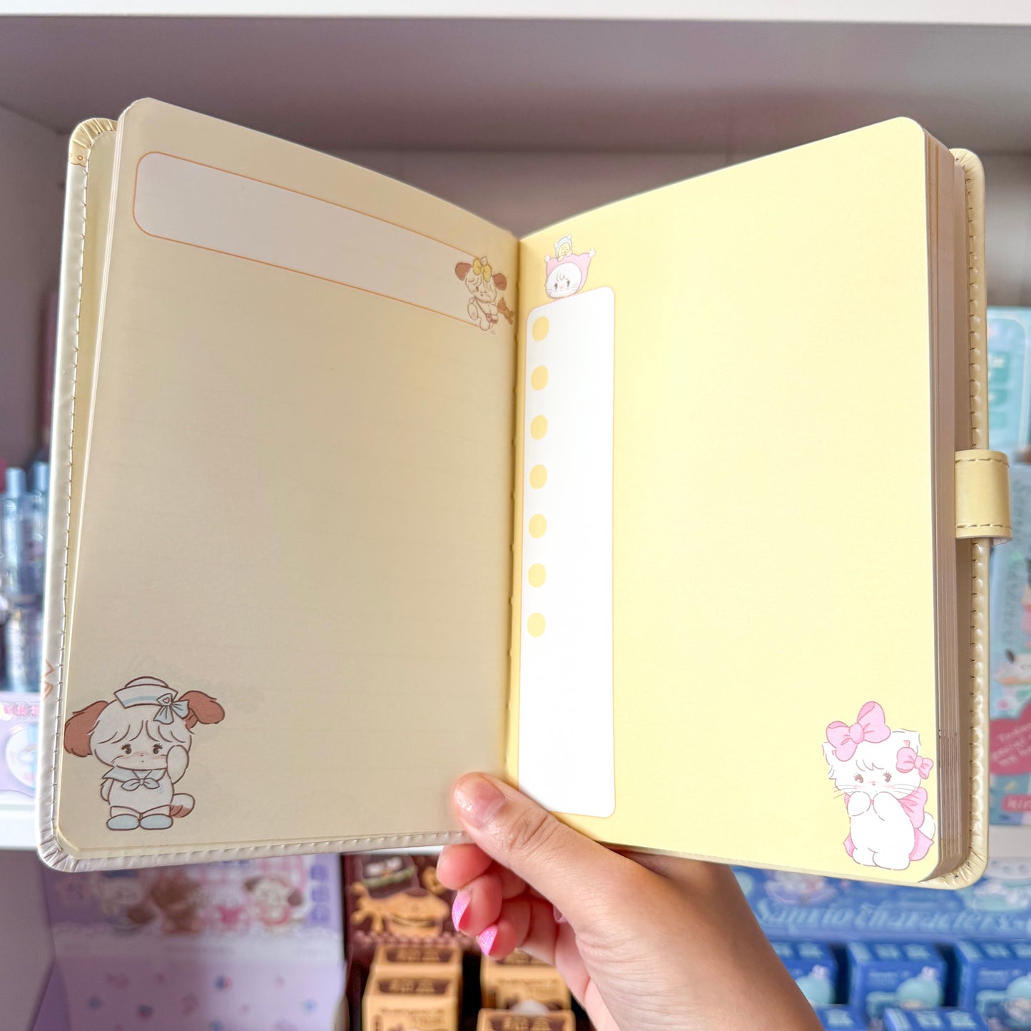 Mikko illustrations Soufflé A5 Magnet Strap Notebook Journal