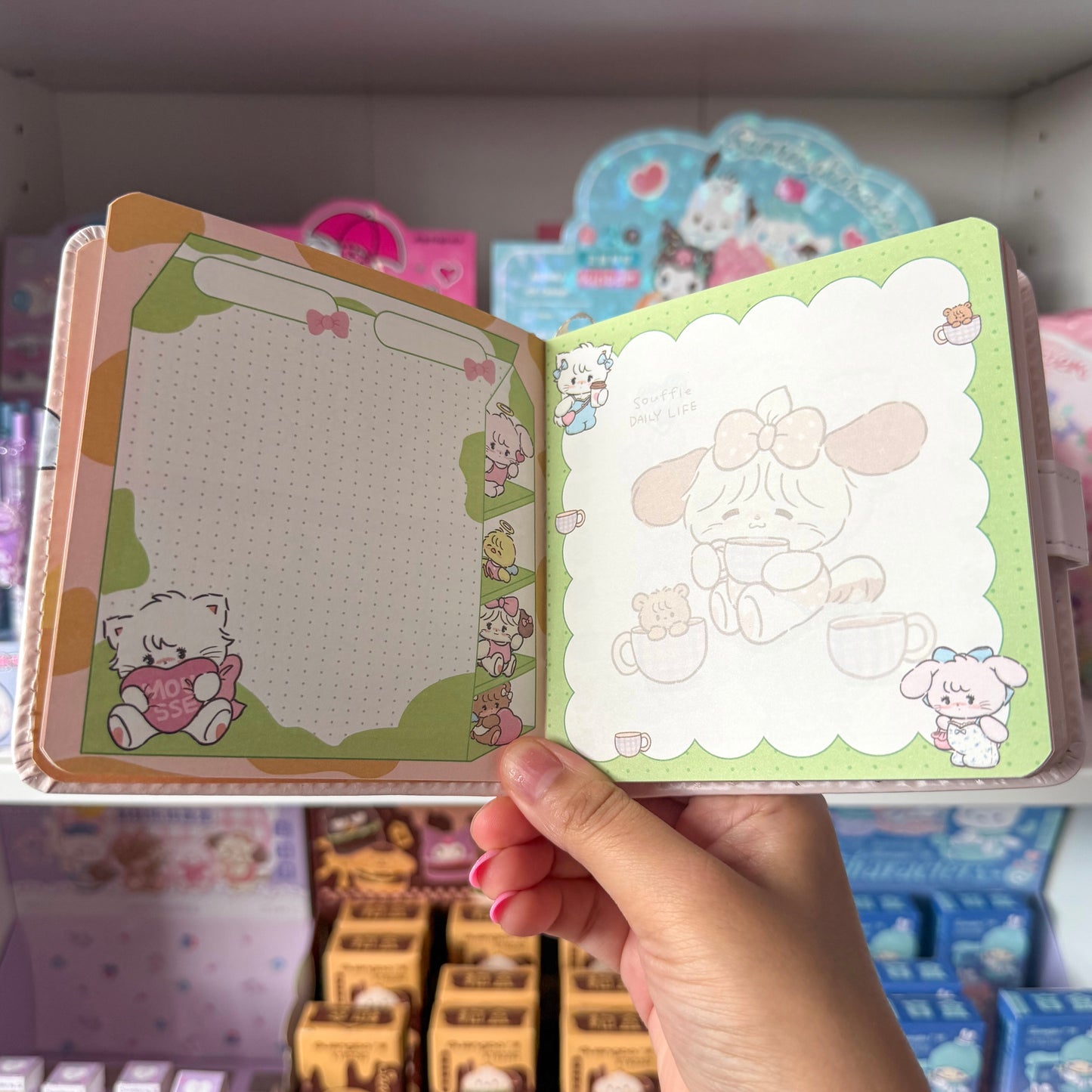 Mikko illustrations Detective Soufflé  Small Magnet Strap Notebook Journal