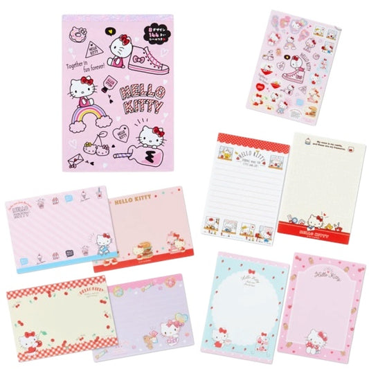 Sanrio Hello Kitty Notepad With Sticker Sheet