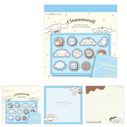 Small Sanrio Characters Notepad With Sticker Sheet