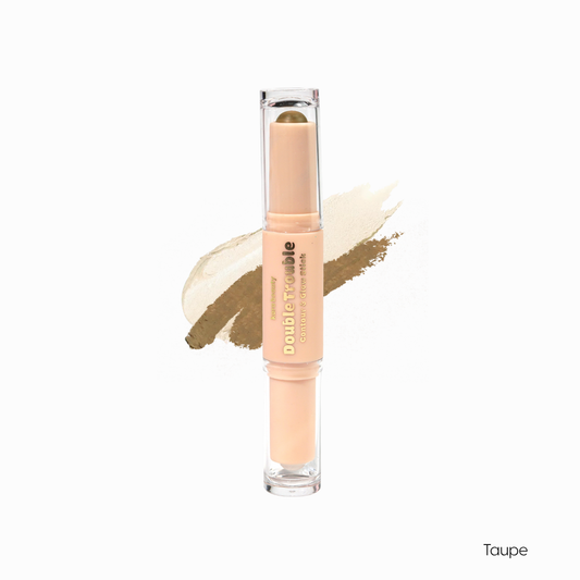 Kara Beauty Double Trouble Contour+Glow Stick- Taupe