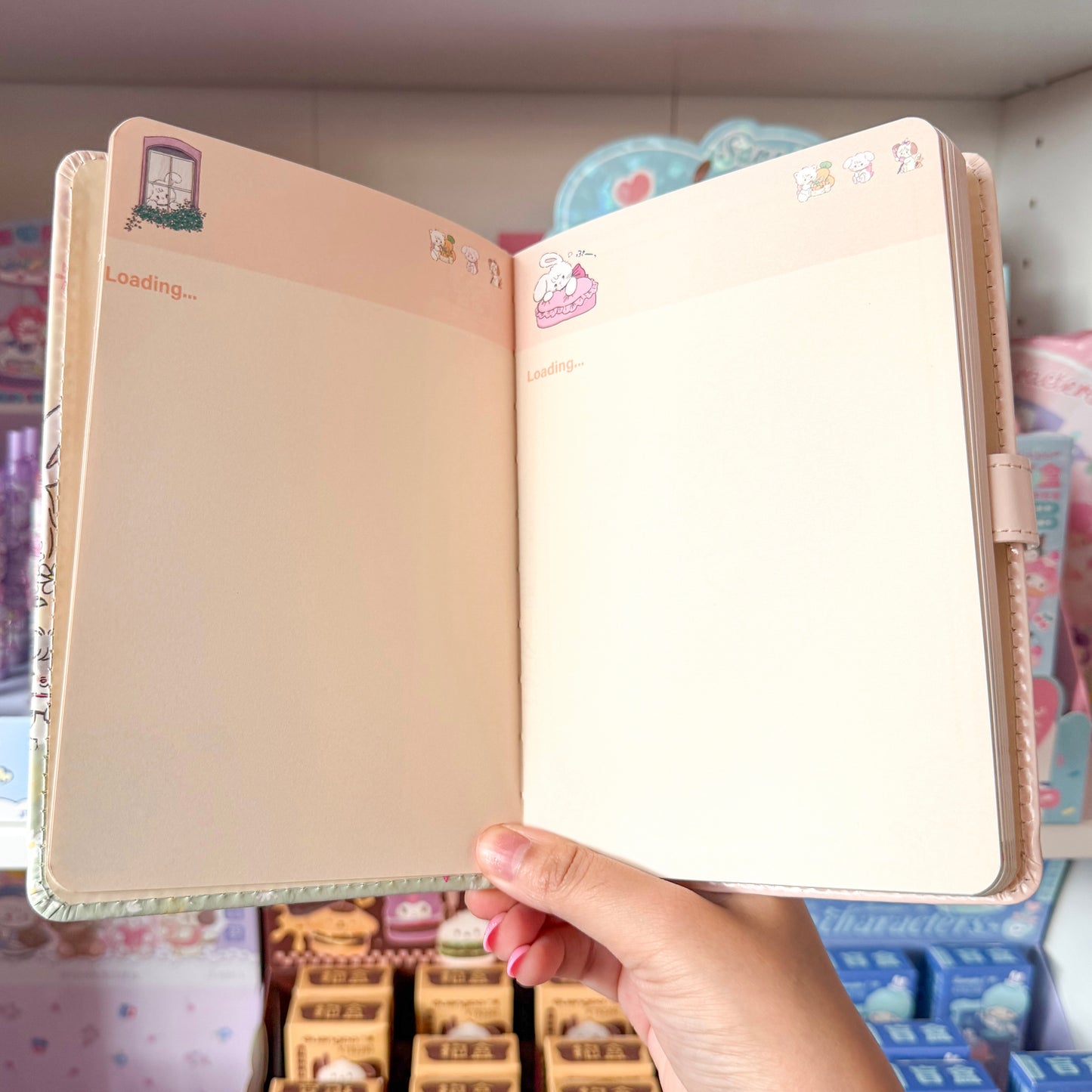 Mikko illustrations Family A5 Magnet Strap Notebook Journal