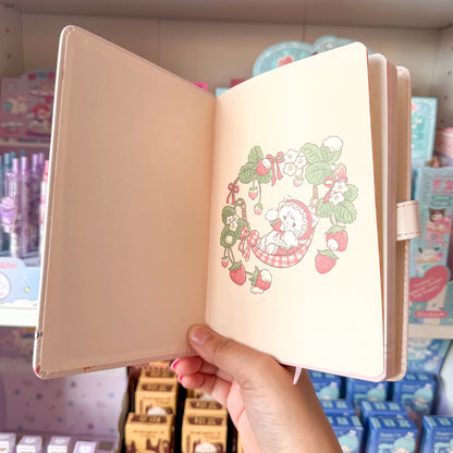 Mikko illustrations Mousse A5 Magnet Strap Notebook Journal