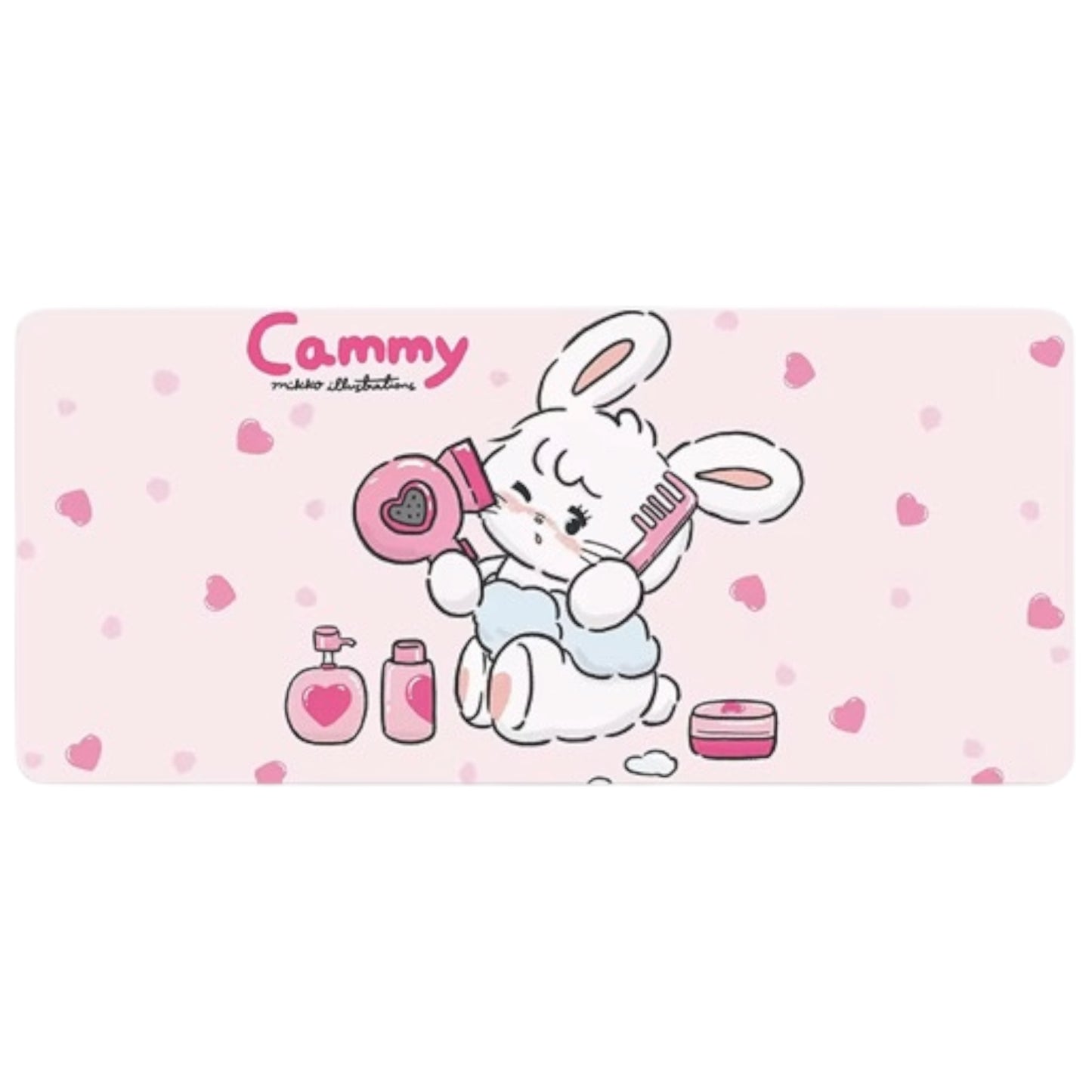 Mikko illustrations Cute Cammy Large Desk Mat