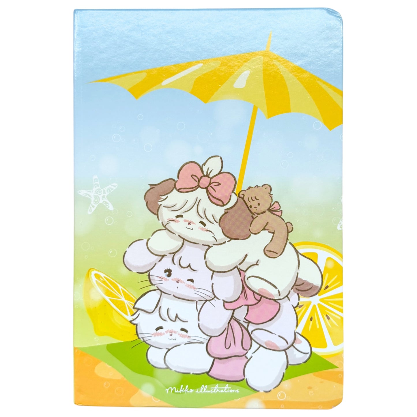 Mikko illustrations Summer Family A5 Hardcover Notebook Journal