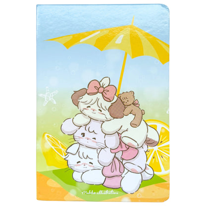 Mikko illustrations Summer Family A5 Hardcover Notebook Journal